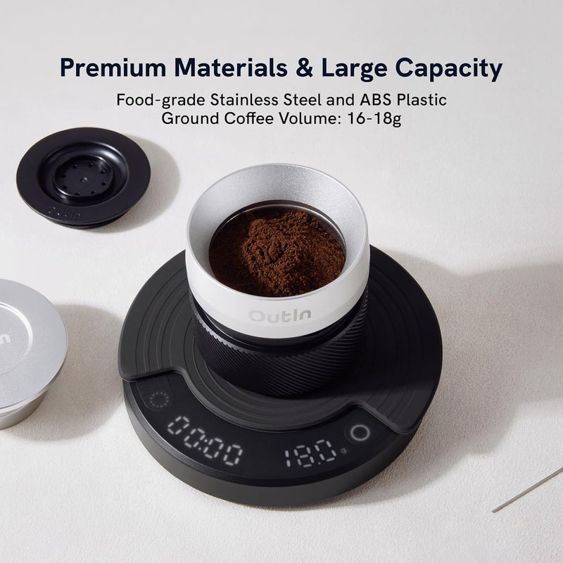 Outin Nano Espresso Accessories Kit, Basket Plus, double shot - Image 3